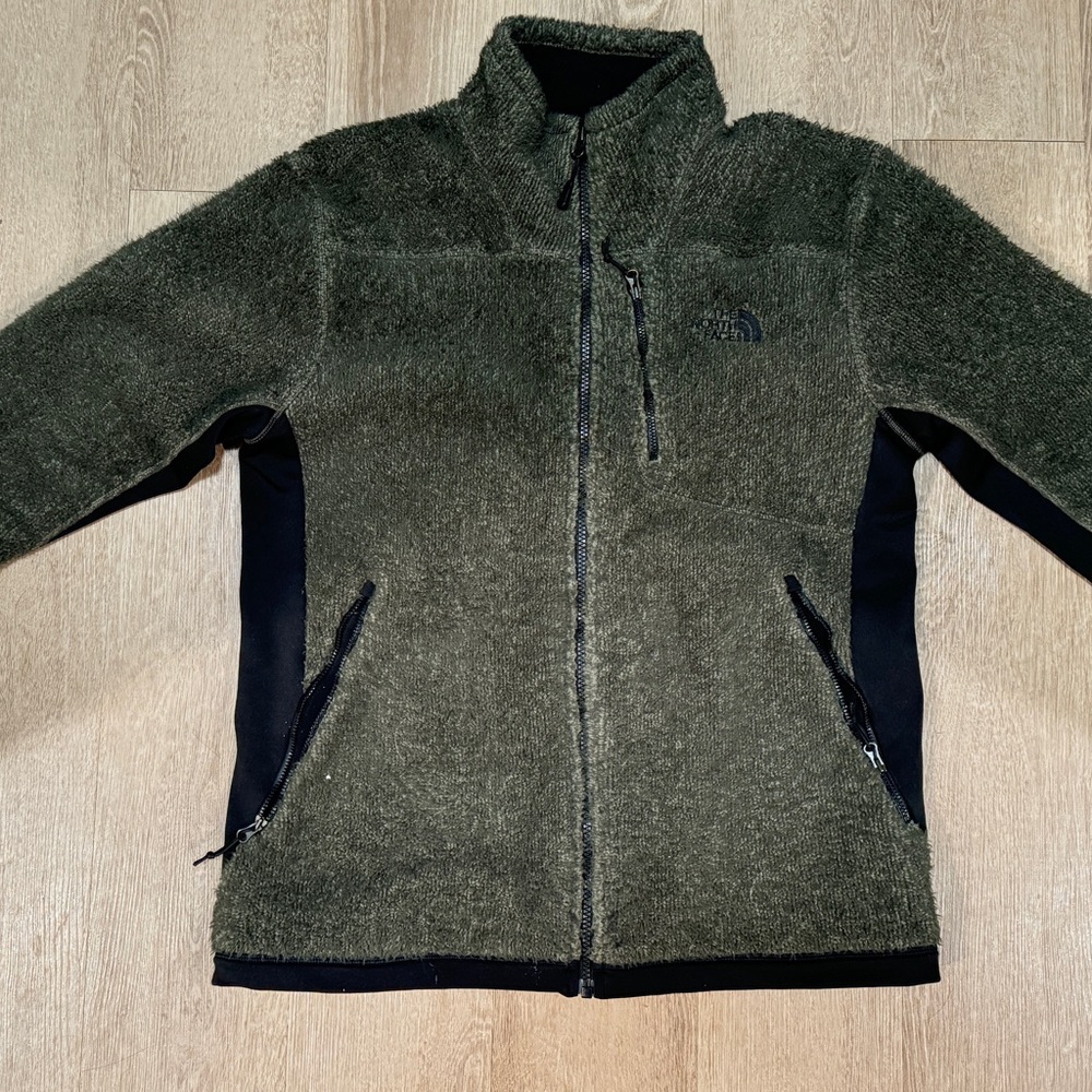 The NorthFace Green Fleece Jacket
